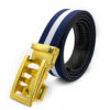 The Metro · Navy Stripe / Gold