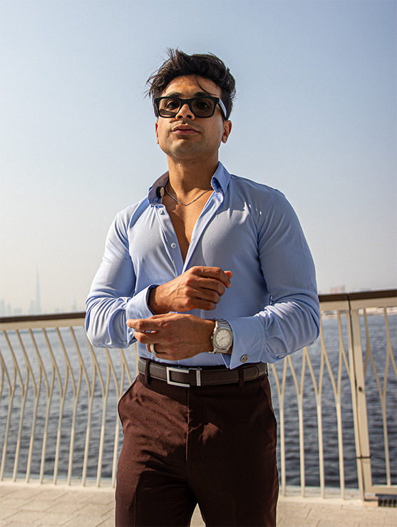 The Oxford · Brown / Silver