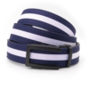 The Metro · Navy Stripe / Black