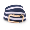The Metro · Navy Stripe / Gold